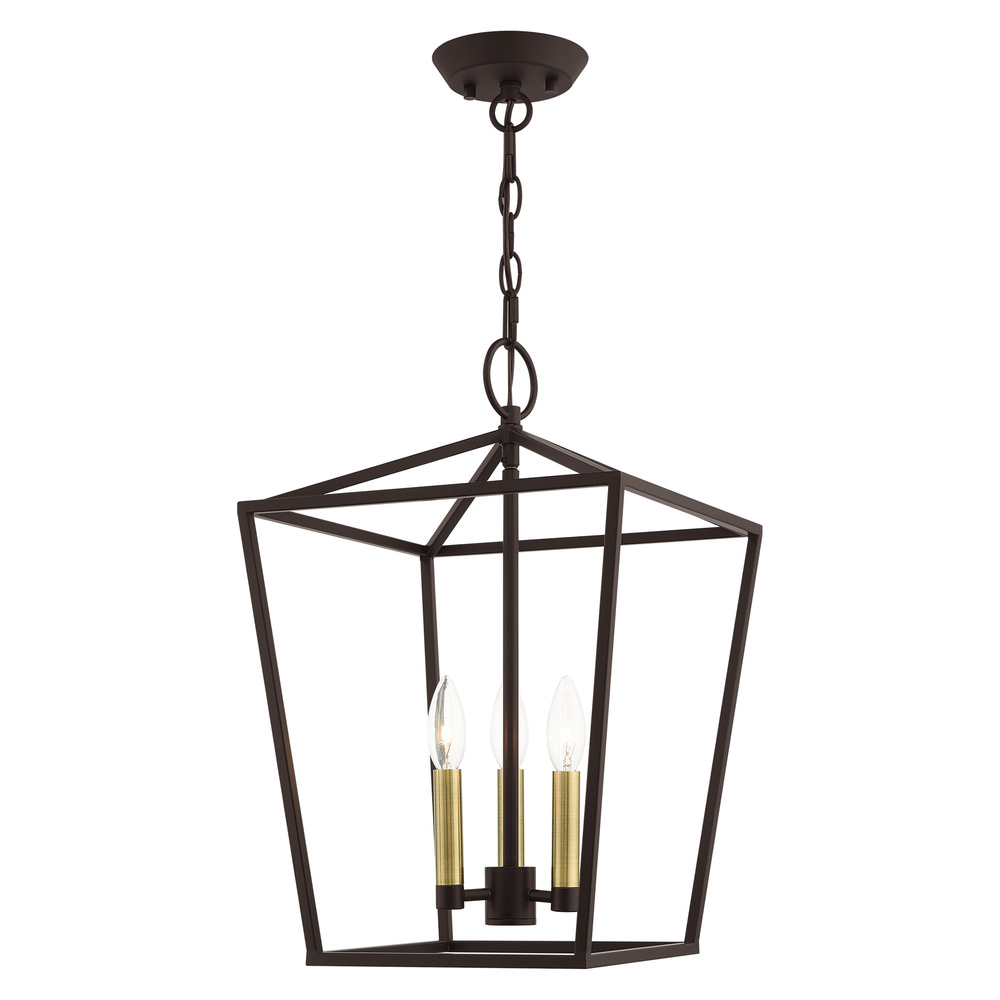 3 Lt Bronze Convertible Lantern