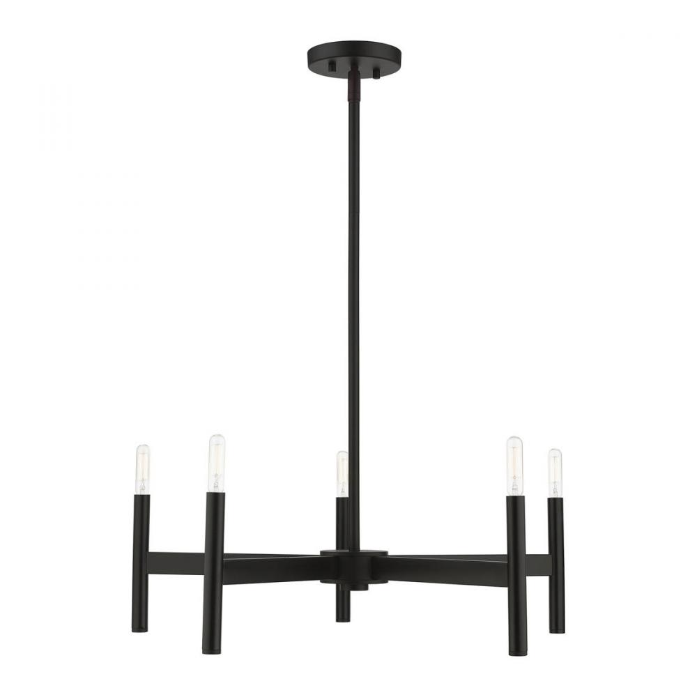 Black 5-Light Chandelier