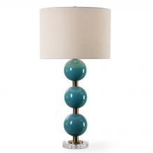 Uttermost 30362-1 - Palawan Blue Glaze Table Lamp