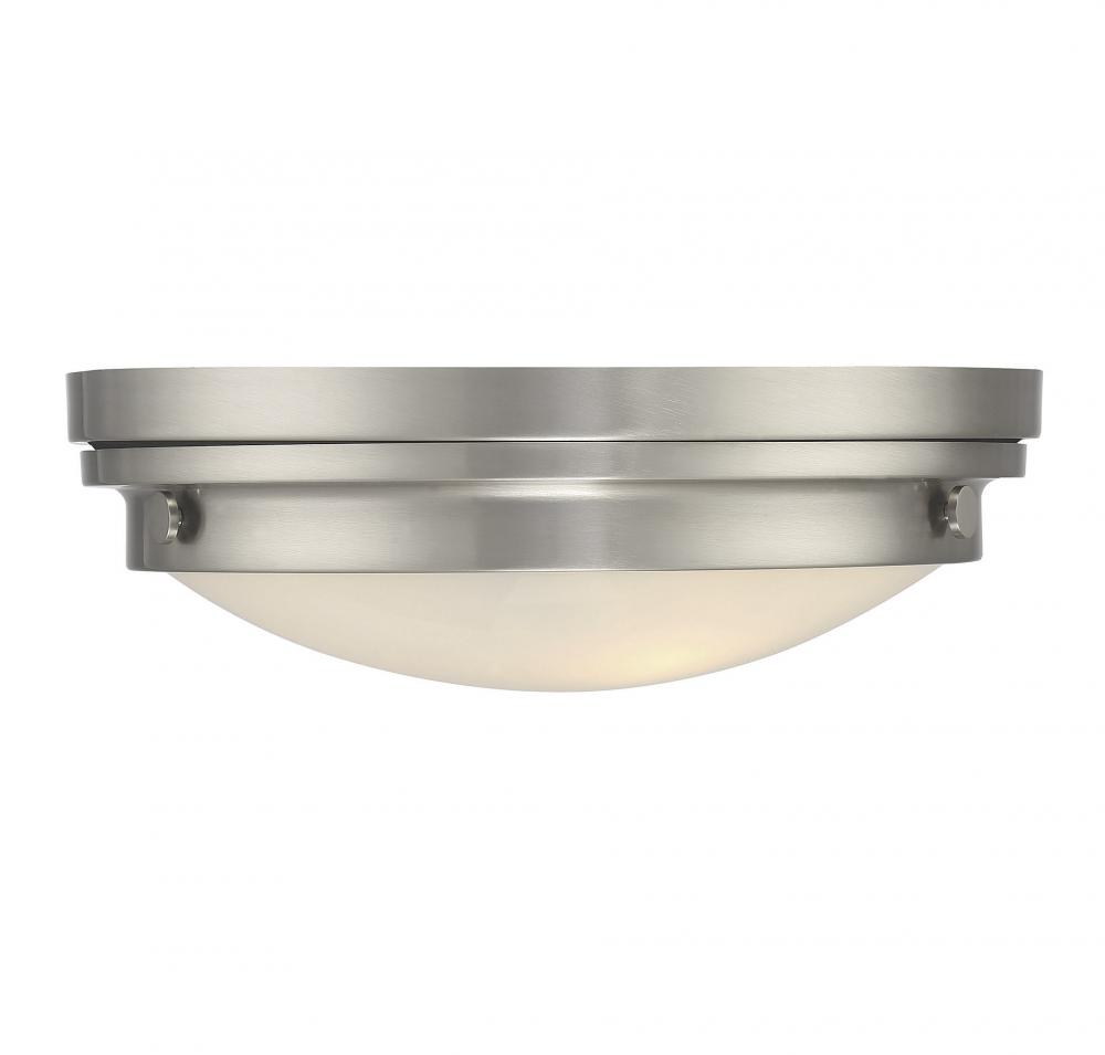 Lucerne 3-Light Ceiling Light in Satin Nickel