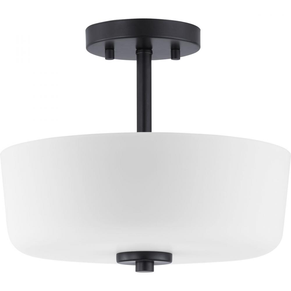 Tobin Collection Two-Light 12-1/4" Semi-Flush Convertible