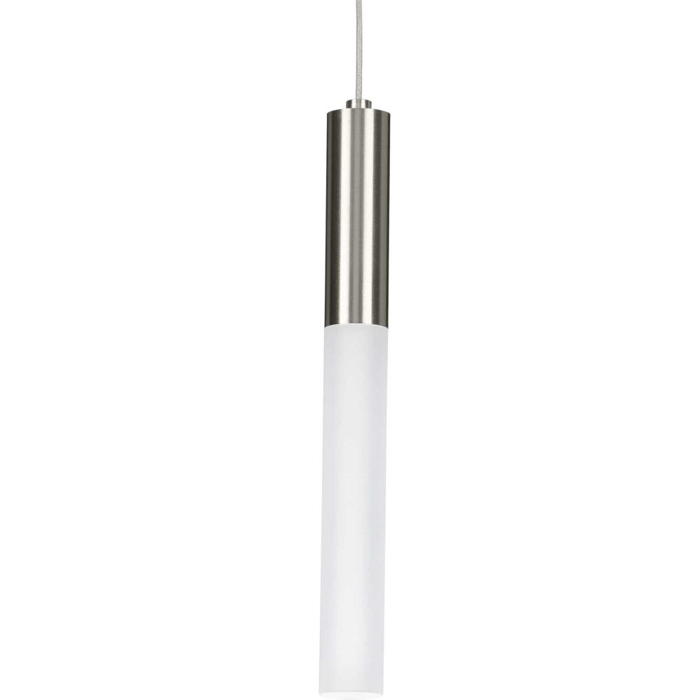 Kylo LED Collection One-Light Brushed Nickel Modern Style Hanging Pendant Light