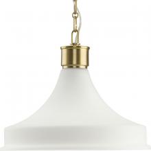 Progress P500478-191 - Graelyn Collection One-Light Brushed Gold New Traditional Pendant Light