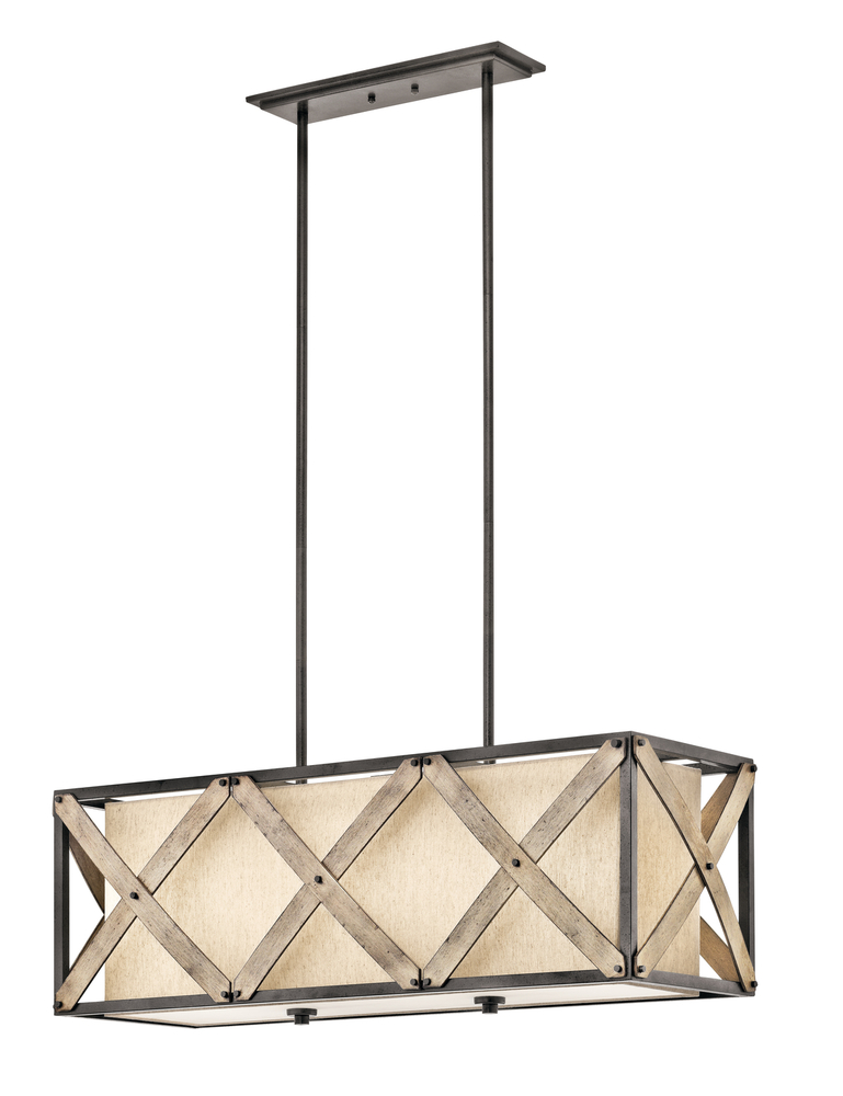 Linear Chandelier 3Lt