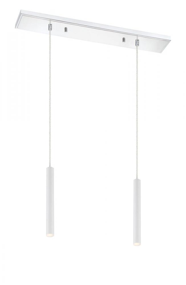 2 Light Linear Chandelier