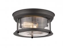 Z-Lite 727F10-BRZ - 2 Light Flush Mount