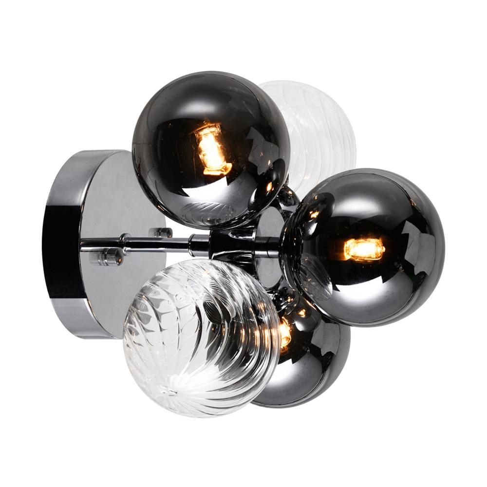 Pallocino 3 Light Sconce With Chrome Finish