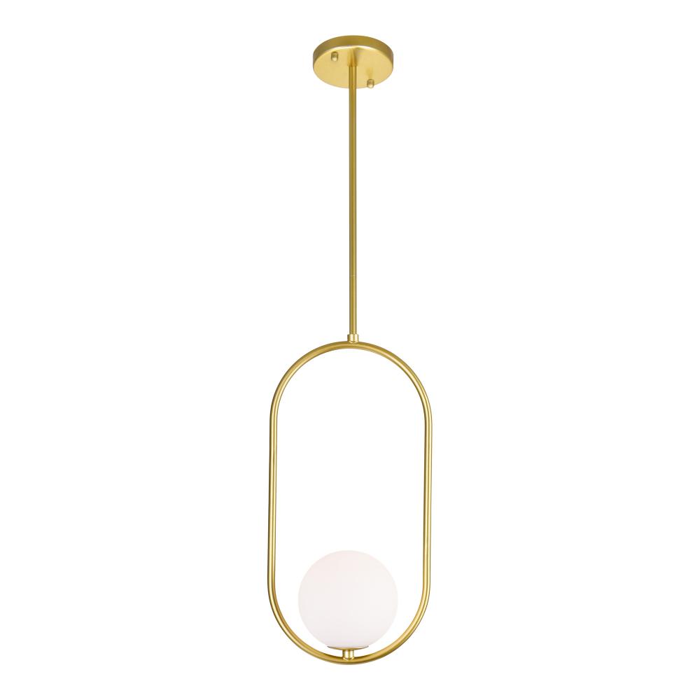 Celeste 1 Light Mini Pendant With Medallion Gold Finish