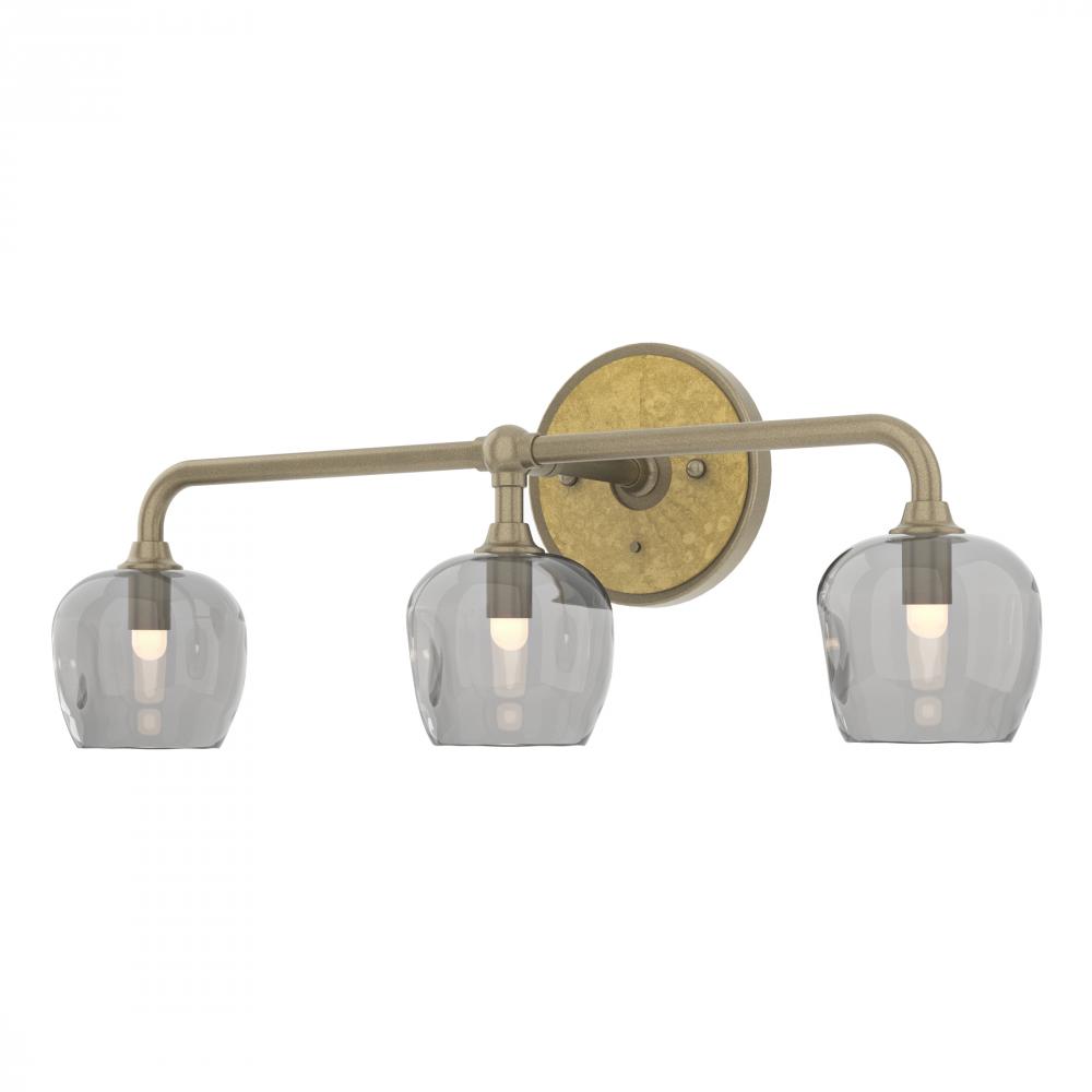 Ume 3-Light Curved Arm Bath Sconce