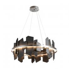 Hubbardton Forge 139665-LED-STND-85-SL - Ardesia Circular LED Pendant