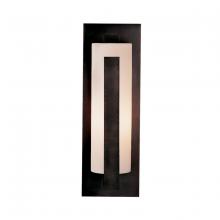 Hubbardton Forge 307287-SKT-77-GG0037 - Forged Vertical Bars Large Outdoor Sconce