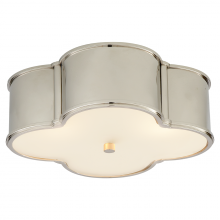 Visual Comfort  AH 4015PN-FG - Basil 17" Flush Mount