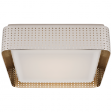 Visual Comfort  KW 4062PN-WG - Precision 12.5" Square Flush Mount