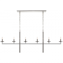 Visual Comfort  KW 5203PN - Liaison Large Linear Chandelier