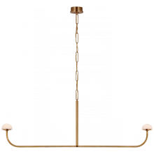 Visual Comfort  KW 5625AB-ALB - Pedra 56" Linear Chandelier