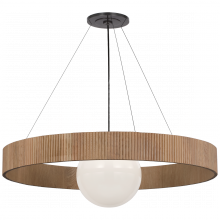 Visual Comfort  WS 5002BZ/NO-WG - Arena 53" Ring and Globe Chandelier