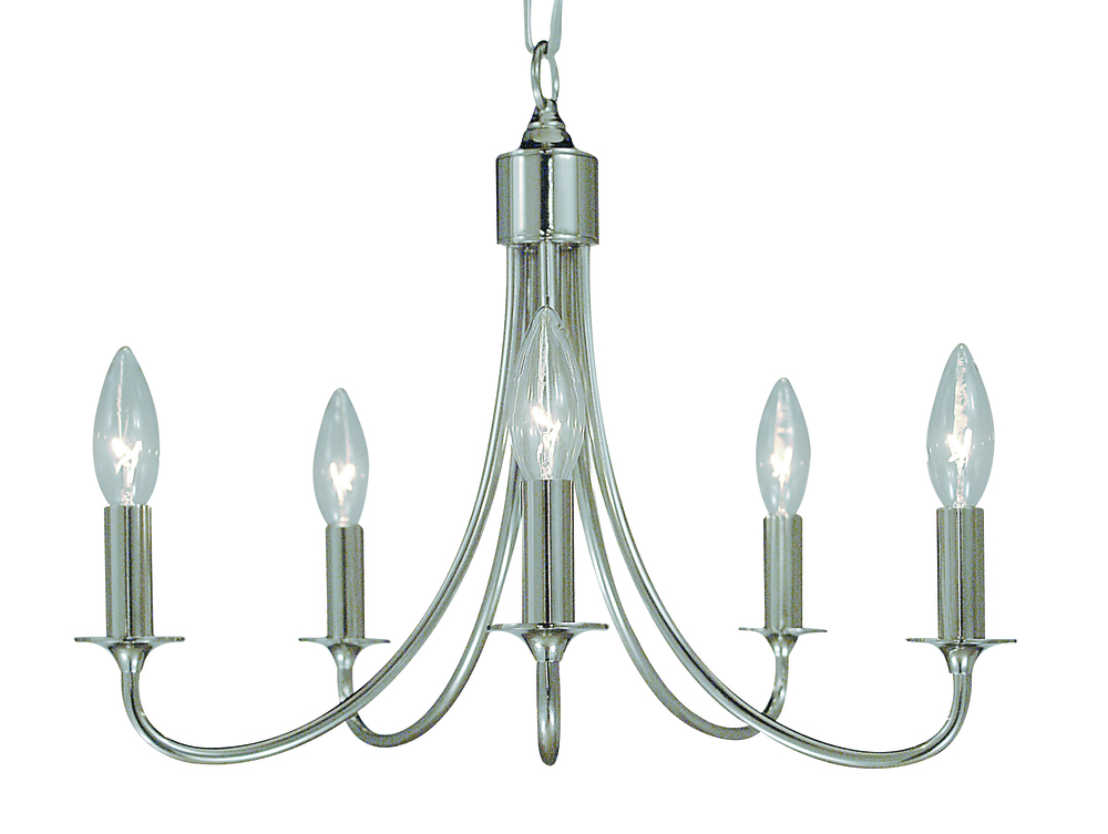 5-Light Roman Bronze Maisonette Mini Chandelier