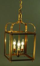 Northeast Lantern 6722-DAB-LT3-CLR - Crown Large Hanging Dark Antique Brass 3 Candelabr