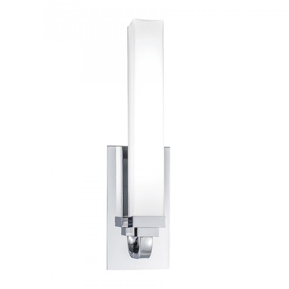 Tetris 16'' High Integrated LED Sconce - Chrome